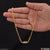 1 gram gold plated with diamond unique design necklace for