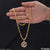 1 gram gold plated maa excellent design chain pendant combo