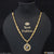 1 gram gold plated maa excellent design chain pendant combo