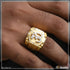 1 Gram Gold Plated Om Exceptional Design High-Quality Ring for Men - Style B359