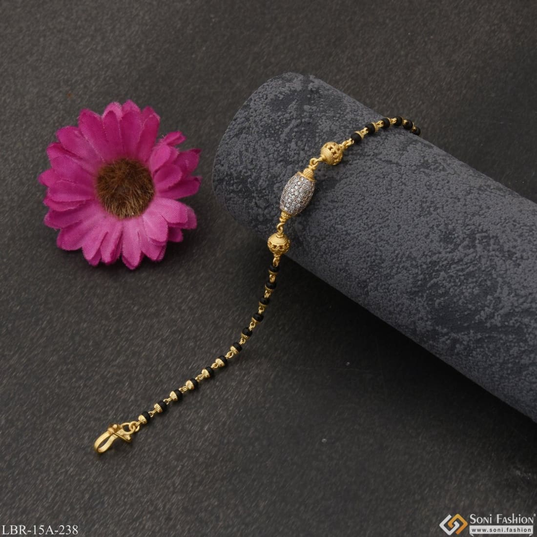 47 Mangalsutra Bracelets ideas | mangalsutra bracelet, black beaded jewelry,  gold jewelry fashion
