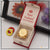 1 Gram Gold Plated High-quality Ring for Men - Style B143, showcasing a gold coin in a box with a ring