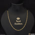 1 Gram Gold Plated Fashion-forward Graceful Design Chain For Ladies - Style A323