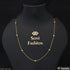 1 Gram Gold Plated Fashionable Glittering Design Chain for Ladies - Style A326