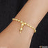 1 Gram Gold Plated Fashionable Sparkling Design Bracelet For Ladies - Style A292