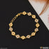 1 Gram Gold Plated Flower With Diamond Designer Bracelet For Lady - Style A207