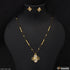 1 Gram Gold Plated Flower Exclusive Design Mangalsutra Set For Women - Style A246