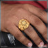 1 Gram Gold Forming Flower Stylish Design Best Quality Ring for Men - Style B021