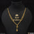 1 gram gold plated funky design graceful necklace for ladies