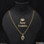 1 gram gold plated funky design superior quality necklace