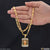 1 Gram Gold Plated Ganesha Delicate Design Chain Pendant