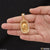 1 Gram Gold Plated Ganesha With Diamond Amazing Design