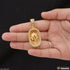 1 Gram Gold Plated Ganesha With Diamond Amazing Design Pendant For Men - Style B639