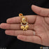 1 Gram Gold Plated Ganesha With Diamond Antique Design Pendant For Men - Style B567