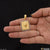 1 Gram Gold Plated Ganesha With Diamond Popular Design