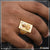 1 gram gold plated ganesha latest design high-quality ring