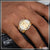 1 Gram Gold Plated Ganpati With Diamond Antique Design Ring