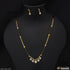 1 Gram Gold Plated Heart Charming Design Mangalsutra Set For Women - Style A250