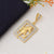 1 Gram Gold Plated Horse With Diamond Delicate Design