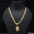 1 gram gold plated jaguar artisanal design chain pendant