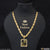 1 Gram Gold Plated Jay Ranchhod Best Quality Chain Pendant
