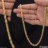 1 Gram Gold Plated Kohli With Nawabi Antique Design Chain For Men - Style C554
