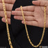 1 Gram Gold Plated Kohli With Nawabi Delicate Design Chain for Men - Style C541