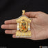 1 Gram Gold Plated Krishna With Diamond Extraordinary Pendant For Men - Style B634