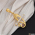 1 Gram Gold Plated Krishna Flute Fashionable Design Pendant for Men - Style B572