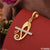 1 Gram Gold Plated Krishna Flute Fashionable Design Pendant