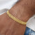 1 gram gold plated link best quality elegant design bracelet