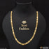 1 Gram Gold Plated Link Nawabi Finely Detailed Design Chain for Men - Style C768