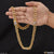 1 gram gold plated linked with diamond best quality chain
