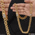 1 gram gold plated linked with diamond best quality chain