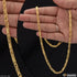 1 Gram Gold Plated Linked Nawabi Sophisticated Design Chain for Men - Style C482