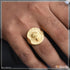 1 Gram Gold Plated Lion Distinctive Design Best Quality Ring for Men - Style B432