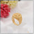 1 gram gold plated lion distinctive design best quality ring