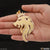 1 Gram Gold Plated Lion Exquisite Design High-quality