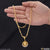 1 gram gold plated lion fashionable design chain pendant