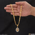 1 Gram Gold Plated Lion Glamorous Design Chain Pendant Combo for Men (CP-B916-B335)