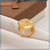 1 Gram Gold Plated Lion Head Ring for Men - Style B176
