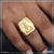 1 gram gold plated mahadev best quality durable design ring