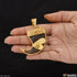1 Gram Gold Plated Meldi On Artificial Lion Nail Latest Pendant for Men - Style B618