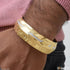 1 Gram Gold Plated Jay Maa Mogal Attention-getting Design Kada For Men - Style A983
