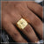 1 gram gold plated mudra cool design superior quality ring