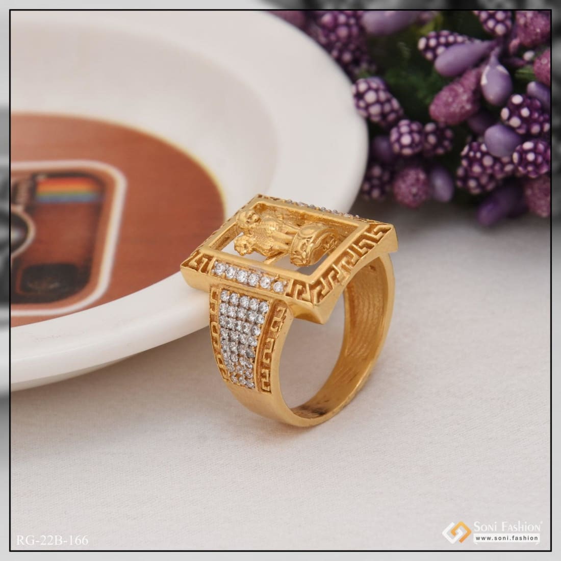 Wedding Fashion Gold Rings Pair 3D Model - TurboSquid 1875912