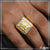 1 Gram Gold Plated Mudra With Diamond Glittering Design