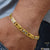 1 gram gold plated nawabi attention-getting design bracelet