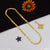 1 Gram Gold Plated Om Artisanal Design Chain Pendant Combo