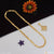 1 Gram Gold Plated Om Artisanal Design Chain Pendant Combo